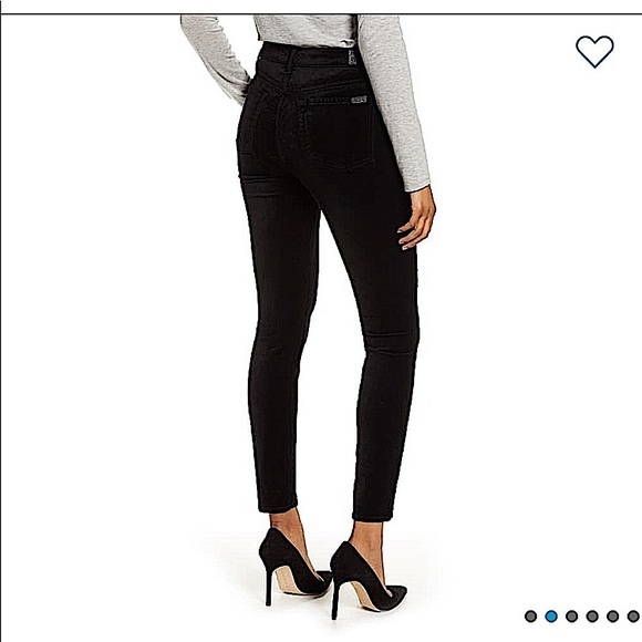 7 For All Mankind Hi-waist Velveteen Skinny Pant - Picture 3 of 4